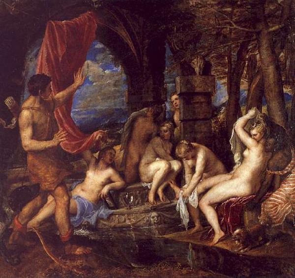  Titian Diana and Actaeon oil painting picture
